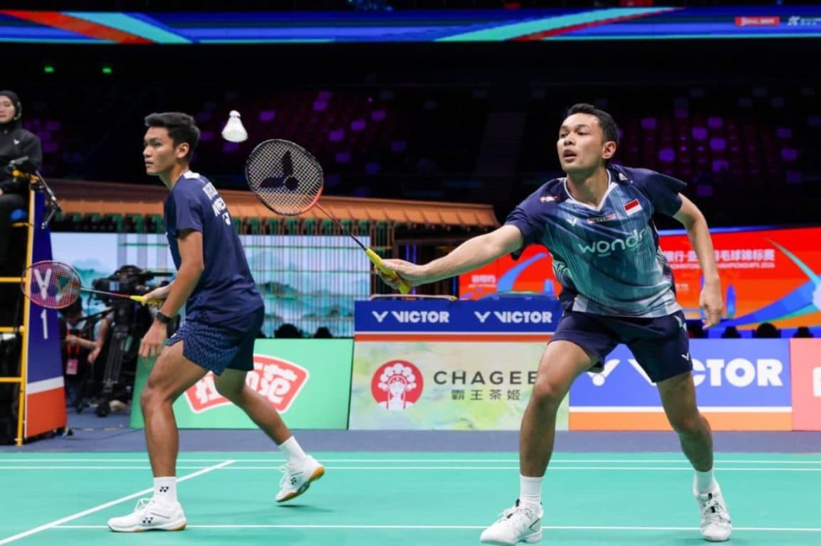 Fajar/Fikri Menyesal Gagal ke Final Badminton Asia Championships 2026 Fajar/Fikri Menyesal Gagal ke Final Badminton Asia Championships 2026