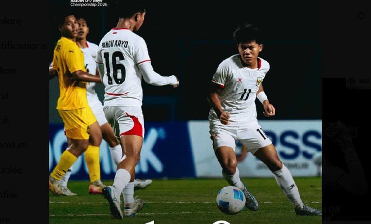 Hitung-hitungan Peluang Timnas Indonesia U-17 Lolos Semifinal Piala AFF U-17 2026 Setelah Kalah 0-1 dari Malaysia U-17 Hitung-hitungan Peluang Timnas Indonesia U-17 Lolos Semifinal Piala AFF U-17 2026 Setelah Kalah 0-1 dari Malaysia U-17