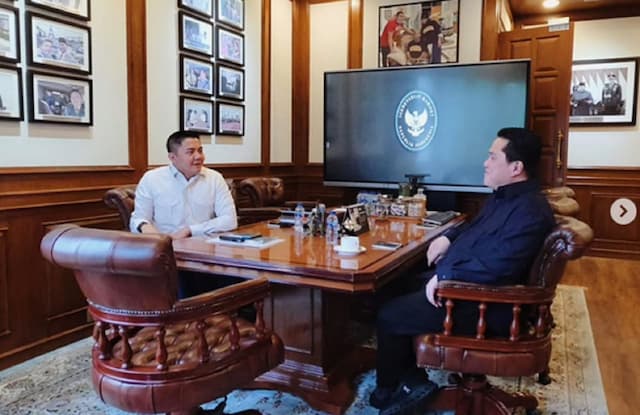 Menpora Erick Thohir Bertemu Seskab Teddy Indra Wijaya, Apa yang Dibahas? Menpora Erick Thohir Bertemu Seskab Teddy Indra Wijaya, Apa yang Dibahas?