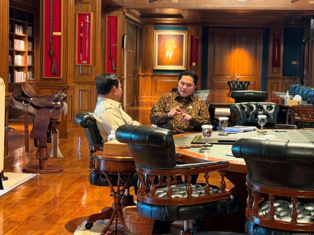 Presiden Prabowo Subianto dan Menpora Erick Thohir Bertemu, Bahas Pembangunan Akademi Olahraga Nasional Presiden Prabowo Subianto dan Menpora Erick Thohir Bertemu, Bahas Pembangunan Akademi Olahraga Nasional