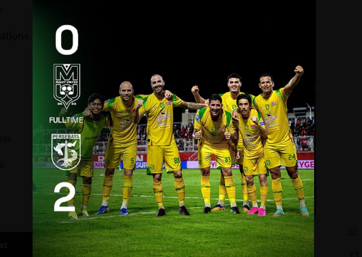 Hasil Malut United vs Persebaya Surabaya di Super League 2025-2026: Bajul Ijo Menang 2-0! Hasil Malut United vs Persebaya Surabaya di Super League 2025-2026: Bajul Ijo Menang 2-0!