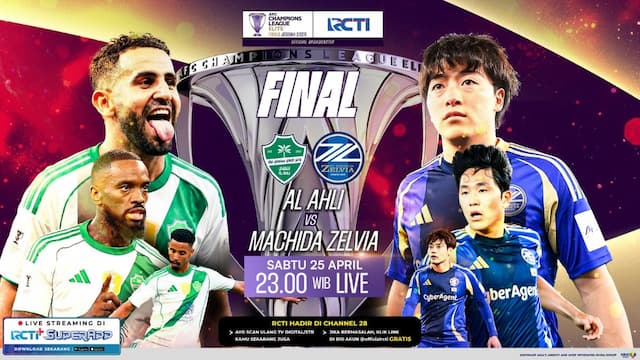 Jadwal Final AFC Champions League Elite 2025-2026: Al-Ahli Saudi vs Machida Zelvia Jadwal Final AFC Champions League Elite 2025-2026: Al-Ahli Saudi vs Machida Zelvia