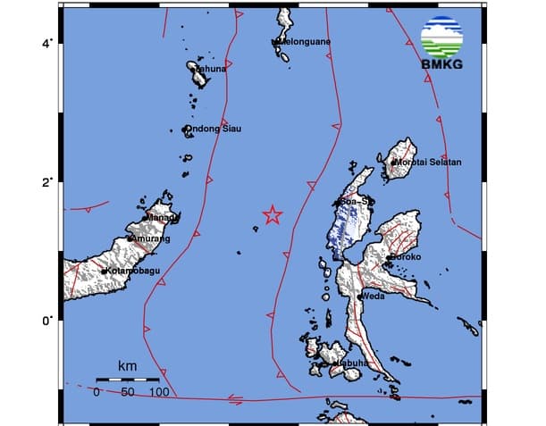 Gempa M4,6 Guncang Jailolo Maluku Utara, Tak Berpotensi Tsunami Gempa M4,6 Guncang Jailolo Maluku Utara, Tak Berpotensi Tsunami