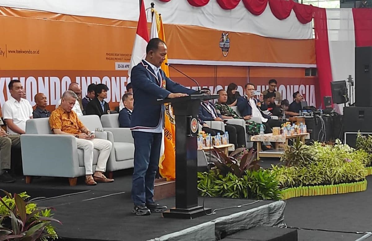 Buka Kejurnas Taekwondo Cadet dan Junior 2026, Ketum PBTI Letjen TNI Richard Tampubolon Sampaikan Pesan Penting Buka Kejurnas Taekwondo Cadet dan Junior 2026, Ketum PBTI Letjen TNI Richard Tampubolon Sampaikan Pesan Penting