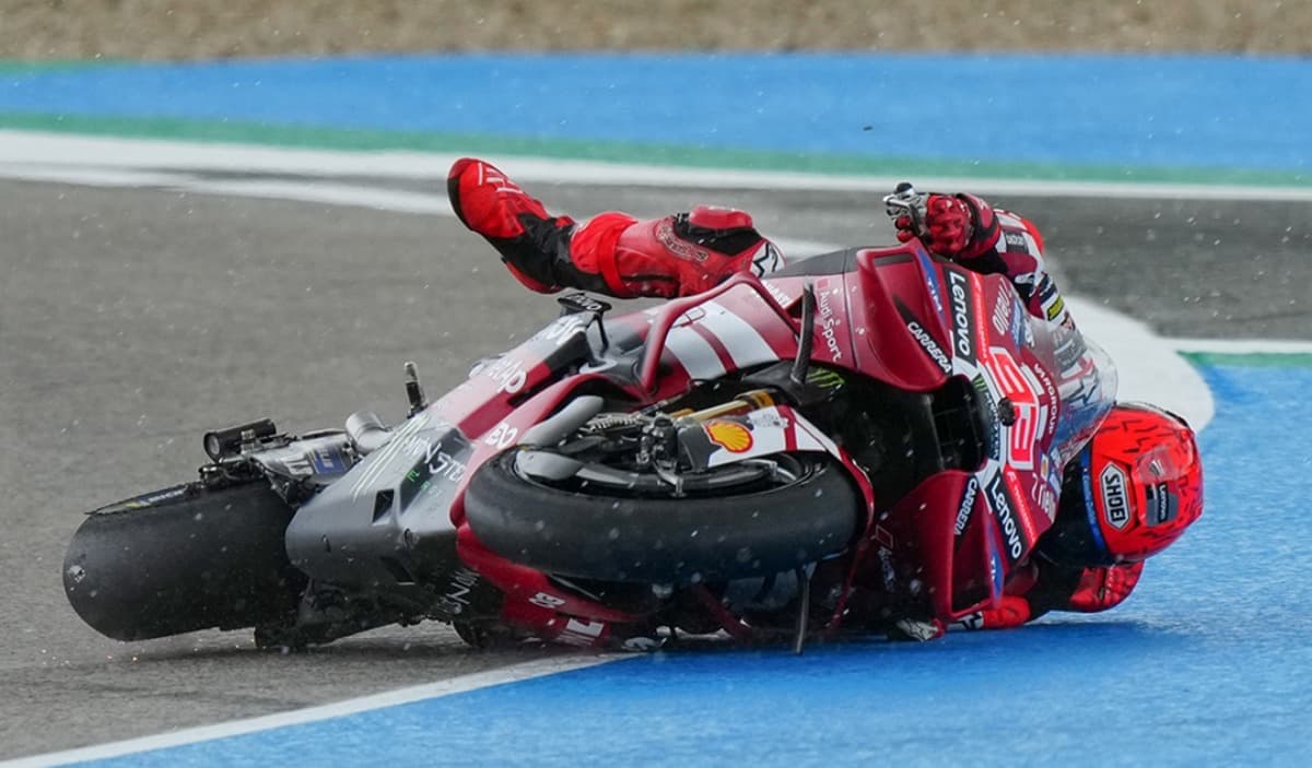Marc Marquez Jatuh di Tikungan 11 Sirkuit Jerez, Ducati Gerak Cepat Cari Solusi Marc Marquez Jatuh di Tikungan 11 Sirkuit Jerez, Ducati Gerak Cepat Cari Solusi