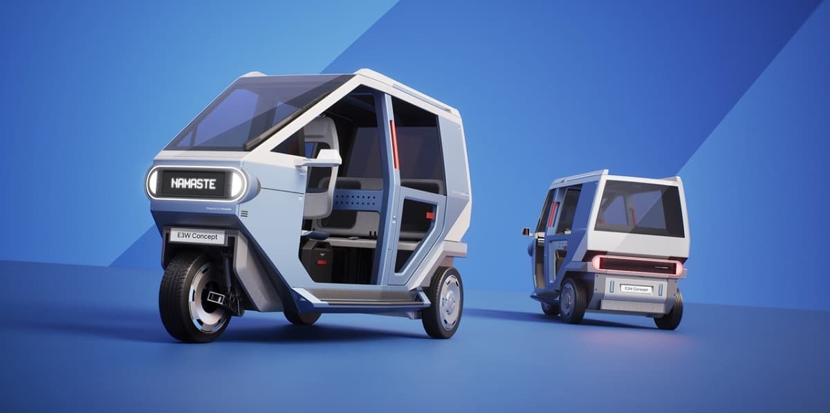 Hyundai dan TVS Kolaborasi Kembangkan Kendaraan Listrik Roda Tiga Hyundai dan TVS Kolaborasi Kembangkan Kendaraan Listrik Roda Tiga