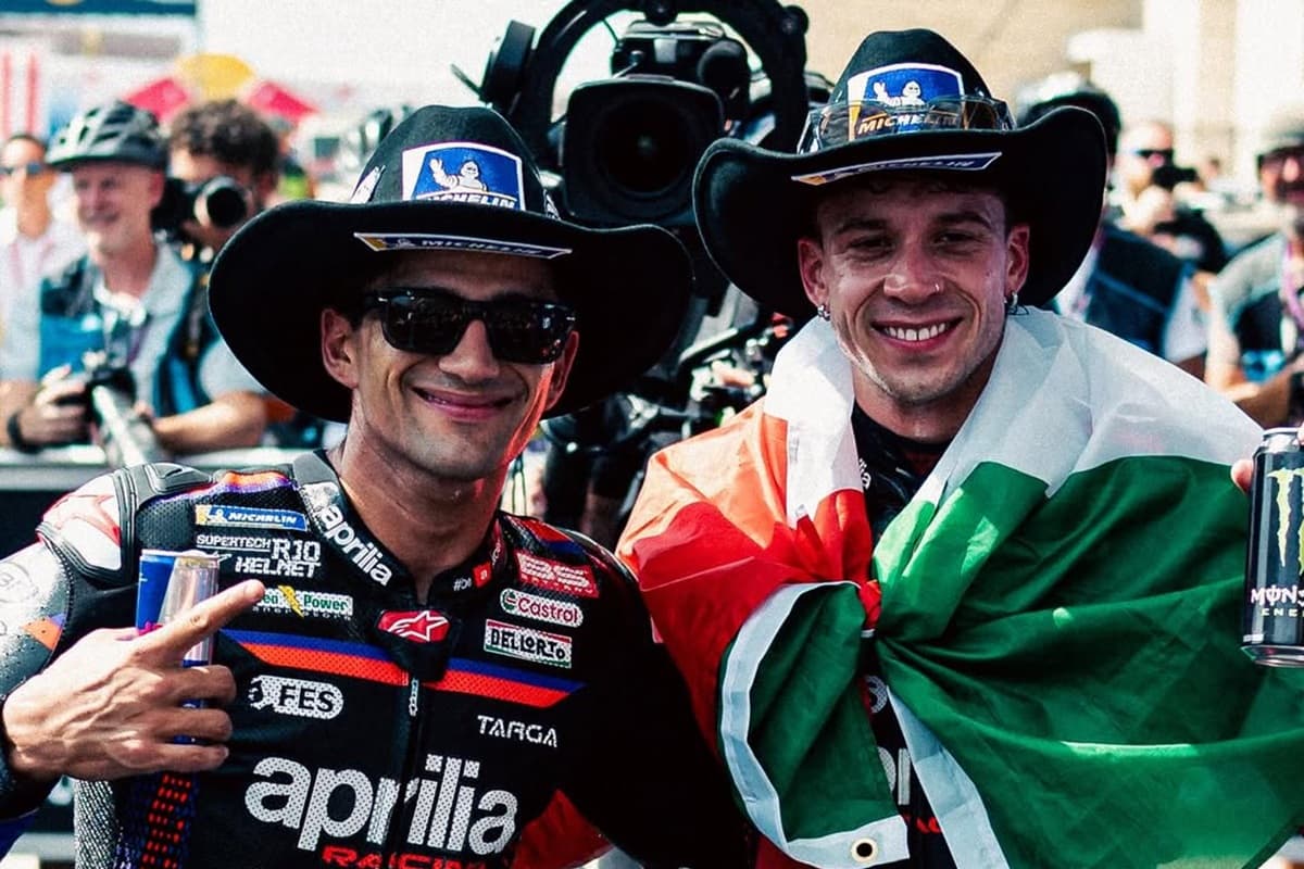 Aprilia Dominasi MotoGP 2026, Marco Bezzecchi dan Jorge Martin Disanjung Pengamat Legendaris Aprilia Dominasi MotoGP 2026, Marco Bezzecchi dan Jorge Martin Disanjung Pengamat Legendaris
