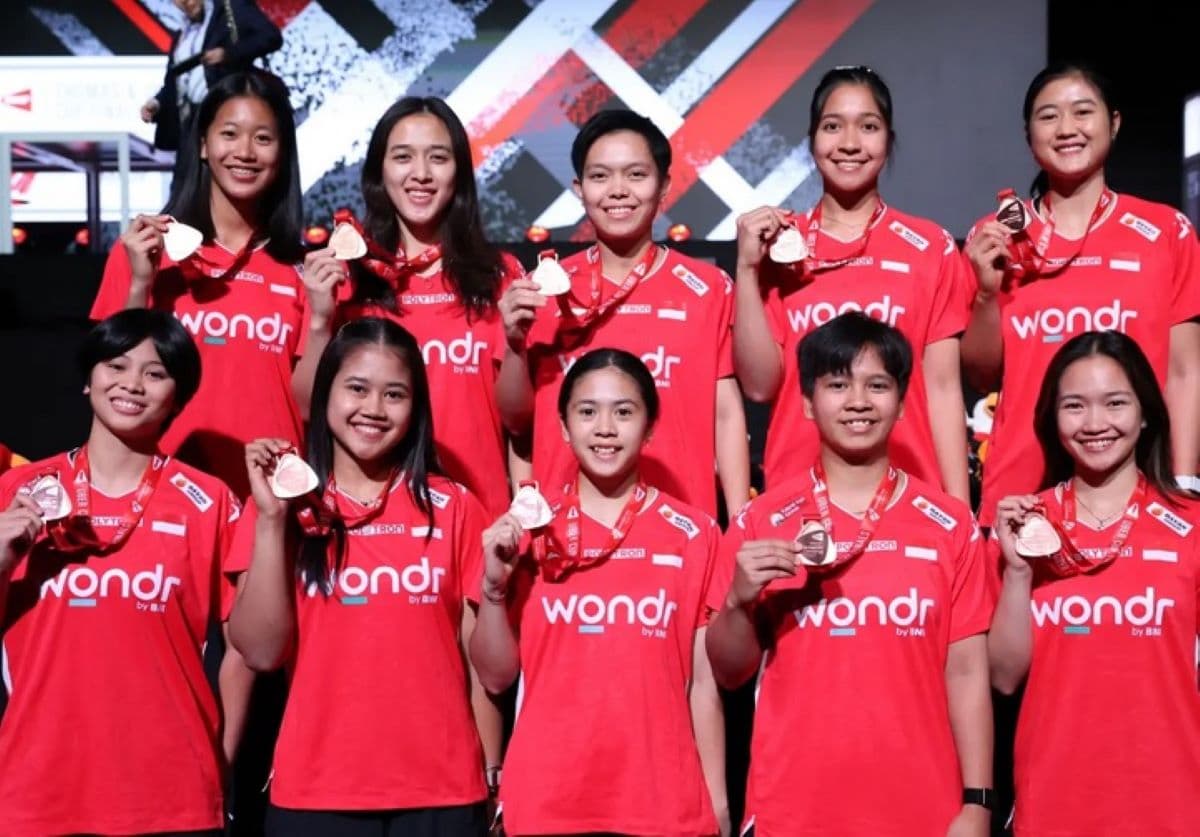 PBSI Puji Perjuangan Tim Bulu Tangkis Indonesia Usai Raih Perunggu di Piala Uber 2026 PBSI Puji Perjuangan Tim Bulu Tangkis Indonesia Usai Raih Perunggu di Piala Uber 2026
