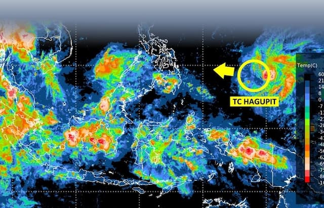 BMKG Deteksi Siklon Tropis Hagupit, Waspada Hujan Lebat dan Gelombang Tinggi BMKG Deteksi Siklon Tropis Hagupit, Waspada Hujan Lebat dan Gelombang Tinggi