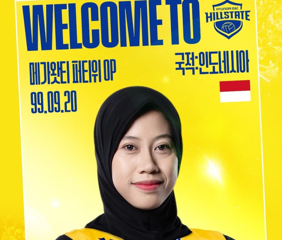 Breaking News! Megawati Hangestri Resmi Gabung Hyundai Hillstate untuk Liga Voli Korea Selatan 2026-2027 Breaking News! Megawati Hangestri Resmi Gabung Hyundai Hillstate untuk Liga Voli Korea Selatan 2026-2027