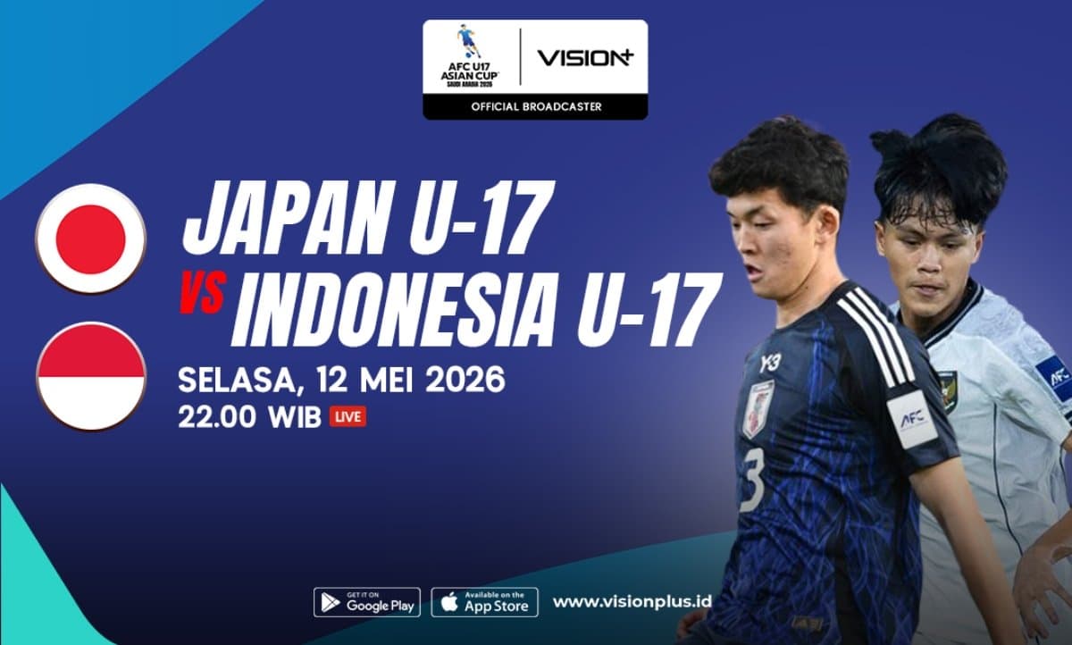 Cara Nonton dan Link Live Streaming Timnas Indonesia U-17 vs Jepang di Piala Asia U-17 2026 Cara Nonton dan Link Live Streaming Timnas Indonesia U-17 vs Jepang di Piala Asia U-17 2026