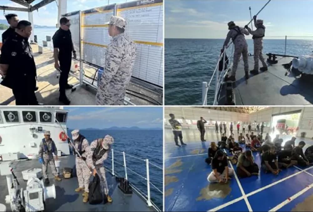 Perahu Tenggelam, 23 WNI Diselamatkan Badan Maritim Malaysia Perahu Tenggelam, 23 WNI Diselamatkan Badan Maritim Malaysia