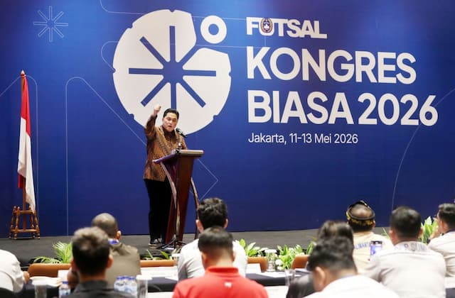 Hadiri Kongres Biasa FFI, Erick Thohir: Wajib Naik Kelas demi Piala Dunia Futsal 2028! Hadiri Kongres Biasa FFI, Erick Thohir: Wajib Naik Kelas demi Piala Dunia Futsal 2028!