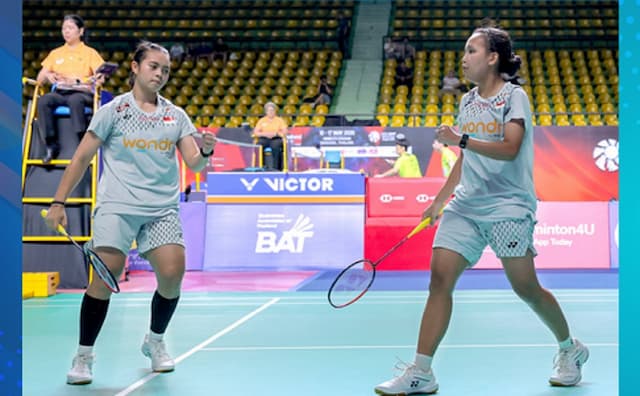 Hasil Thailand Open 2026: Isyana/Rinjani ke Perempatfinal Usai Bungkam Wakil China! Hasil Thailand Open 2026: Isyana/Rinjani ke Perempatfinal Usai Bungkam Wakil China!