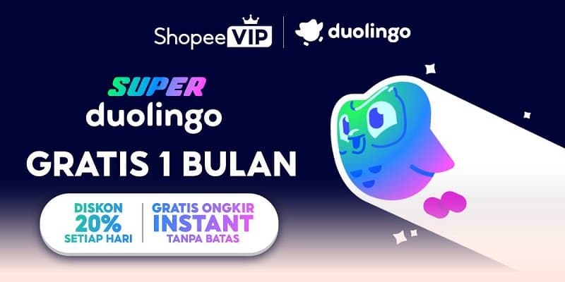 ShopeeVIP dan Duolingo Bikin Belanja Makin Hemat dan Upgrade Diri Lebih Mudah ShopeeVIP dan Duolingo Bikin Belanja Makin Hemat dan Upgrade Diri Lebih Mudah