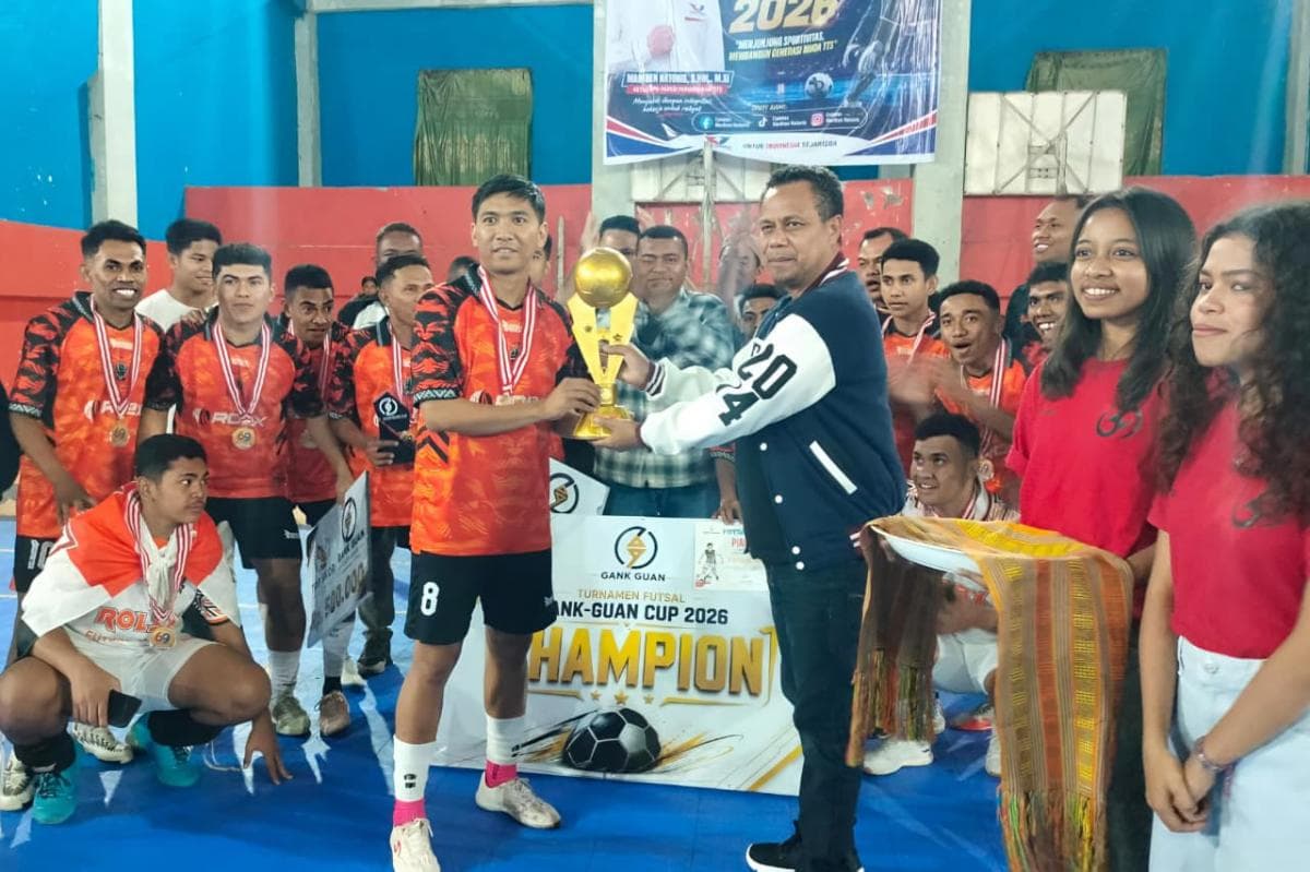 Sponsori Turnamen Futsal, Legislator Perindo Marthen Dorong Anak Muda TTS Lebih Sportif Sponsori Turnamen Futsal, Legislator Perindo Marthen Dorong Anak Muda TTS Lebih Sportif