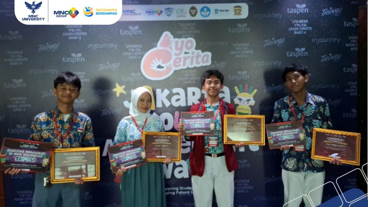 MNC University Beri Penghargaan dan Beasiswa untuk Pemenang Jakarta Youth Achievement Awards 2026 MNC University Beri Penghargaan dan Beasiswa untuk Pemenang Jakarta Youth Achievement Awards 2026