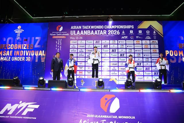 Atlet Taekwondo Muhammad Rizal Sabet Perunggu di Mongolia, Amankan Tiket Asian Games 2026! Atlet Taekwondo Muhammad Rizal Sabet Perunggu di Mongolia, Amankan Tiket Asian Games 2026!