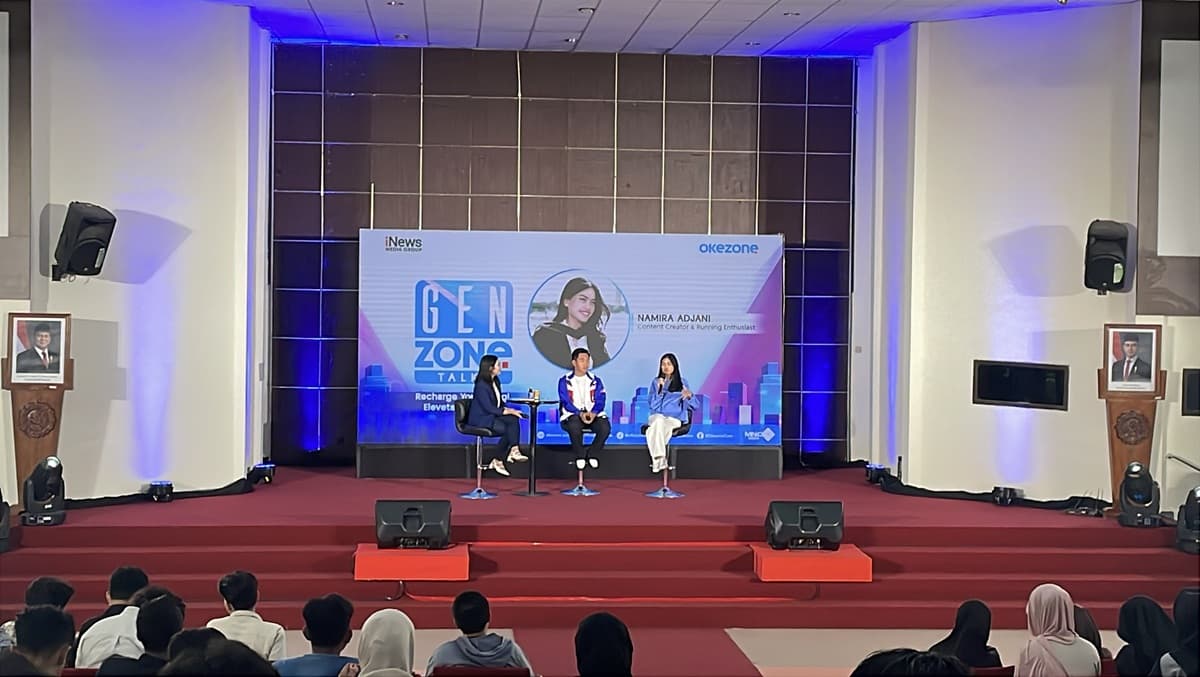 Lewat Genzone Talks iNews Campus Connect di UNS, Timotius Mulyadi dan Namira Adjani Ajak Mahasiswa Bentuk Mental Baja Lewat Genzone Talks iNews Campus Connect di UNS, Timotius Mulyadi dan Namira Adjani Ajak Mahasiswa Bentuk Mental Baja