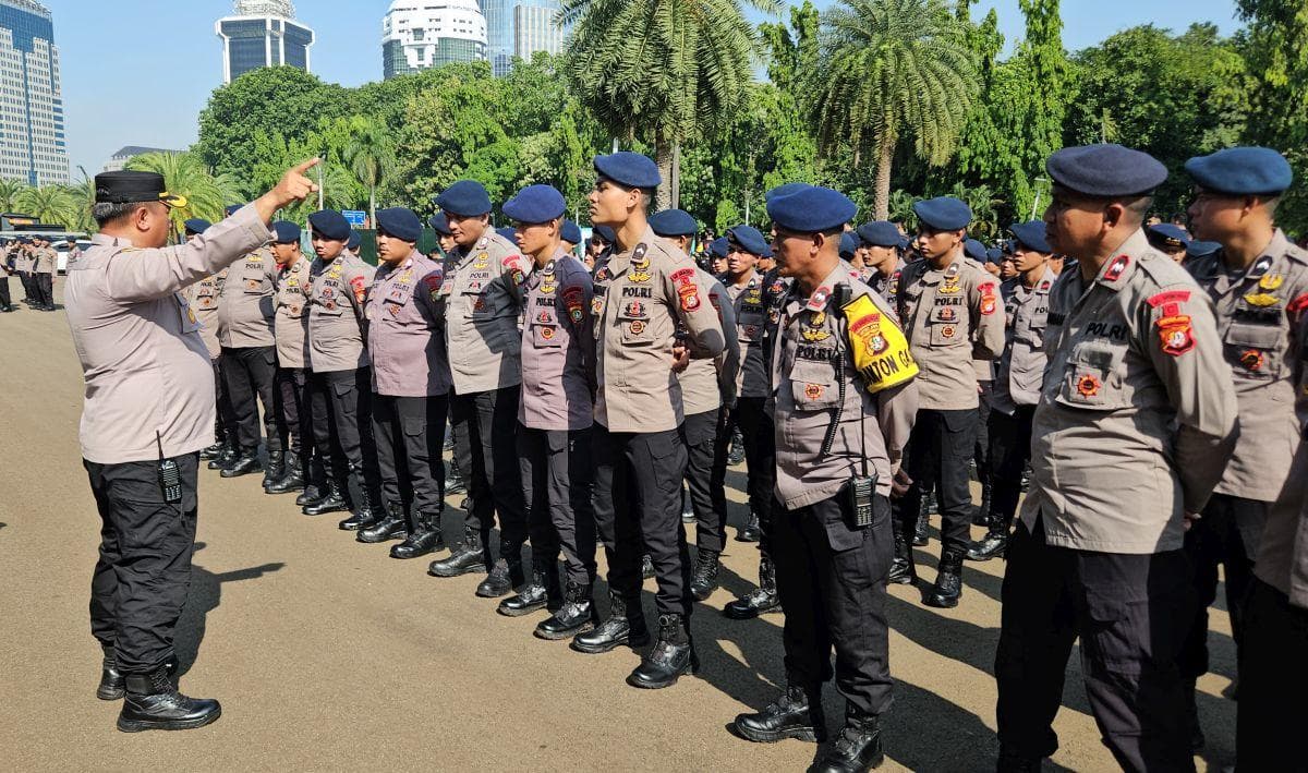 Ribuan Personel Dikerahkan Amankan Demo di Jakpus Hari Ini, Berikut Titik-titik Aksinya Ribuan Personel Dikerahkan Amankan Demo di Jakpus Hari Ini, Berikut Titik-titik Aksinya