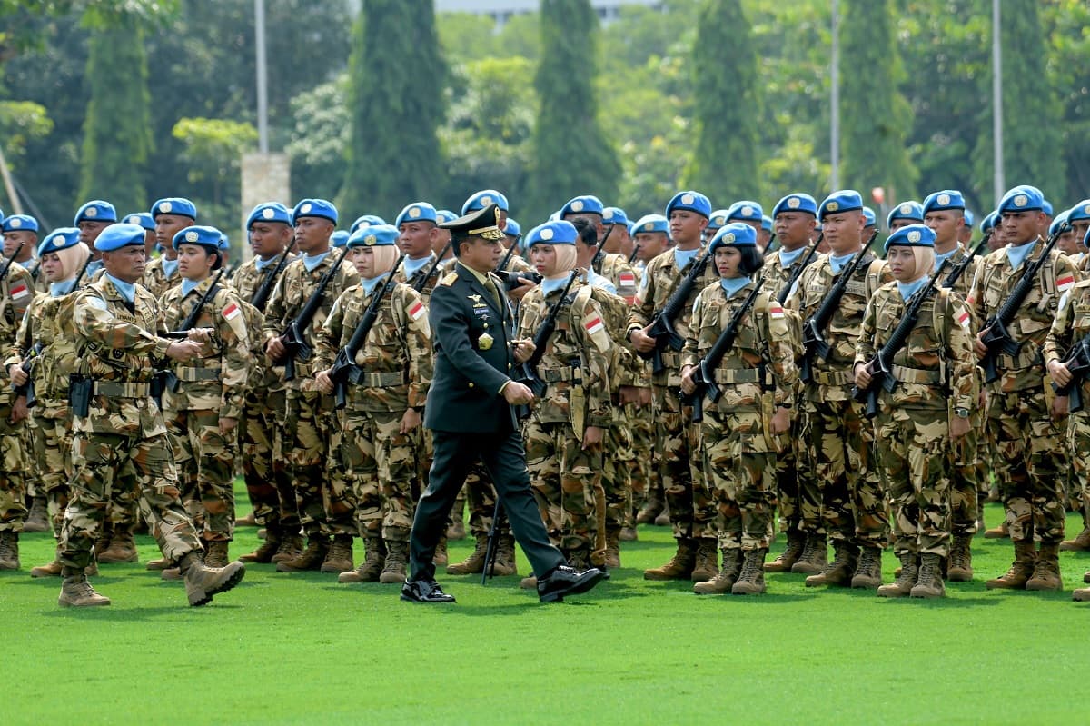 Jalankan Misi Perdamaian, TNI Lepas 744 Personel Satgas Konga UNIFIL ke Lebanon Jalankan Misi Perdamaian, TNI Lepas 744 Personel Satgas Konga UNIFIL ke Lebanon
