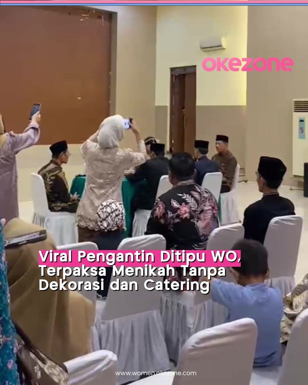 Viral! Pengantin Ditipu WO, Dekorasi dan Catering Tak Datang di Hari H Viral! Pengantin Ditipu WO, Dekorasi dan Catering Tak Datang di Hari H