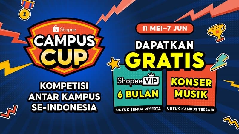Yuk Ikuti Shopee Campus Cup, Menangkan Konser Musik Gratis! Yuk Ikuti Shopee Campus Cup, Menangkan Konser Musik Gratis!