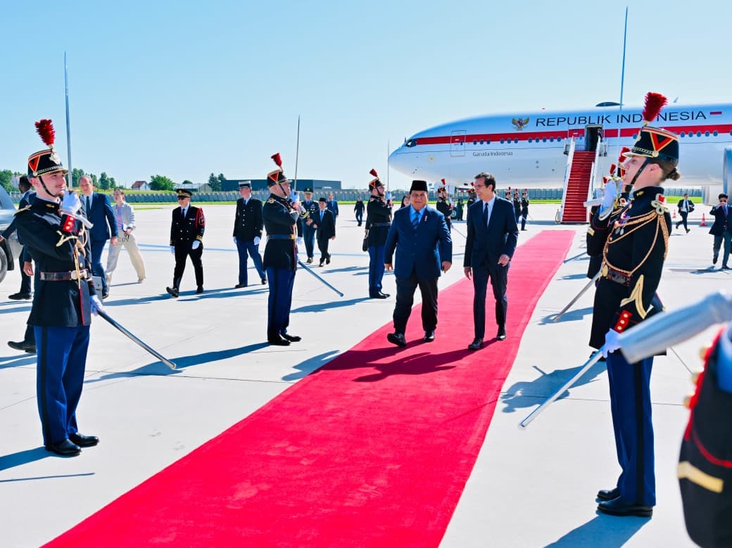 Tiba di Paris, Prabowo Perkuat Kerja Sama Super Strategis dengan Prancis Tiba di Paris, Prabowo Perkuat Kerja Sama Super Strategis dengan Prancis