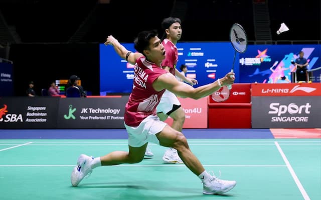 Permainan Agresif Jadi Kunci Sabar/Reza Melaju ke 16 Besar Singapore Open 2026 Permainan Agresif Jadi Kunci Sabar/Reza Melaju ke 16 Besar Singapore Open 2026