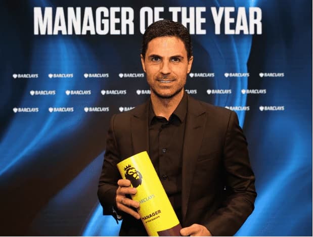 Mikel Arteta Raih Penghargaan Pelatih Terbaik Liga Inggris 2025-2026 Mikel Arteta Raih Penghargaan Pelatih Terbaik Liga Inggris 2025-2026