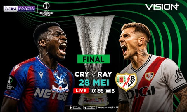 Jadwal dan Link Live Streaming Crystal Palace vs Rayo Vallecano di Final UEFA Conference League 2025-2026 Jadwal dan Link Live Streaming Crystal Palace vs Rayo Vallecano di Final UEFA Conference League 2025-2026