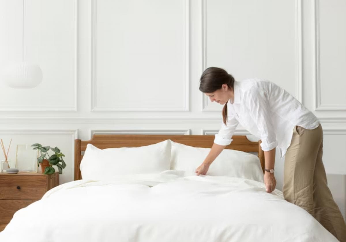 Percuma Pakai Skincare Kalau Jarang Ganti Sprei, Tempat Tidur Bisa Jadi Sarang Bakteri Percuma Pakai Skincare Kalau Jarang Ganti Sprei, Tempat Tidur Bisa Jadi Sarang Bakteri