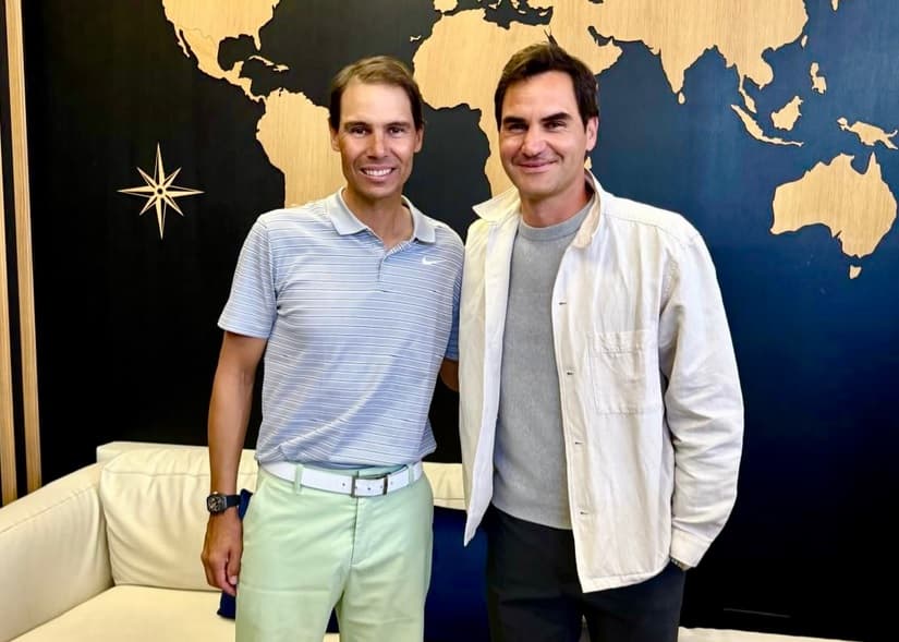 Tubuh Tampak Kurus di Foto Terbaru Bersama Roger Federer, Kondisi Fisik Rafael Nadal Bikin Fans Khawatir Tubuh Tampak Kurus di Foto Terbaru Bersama Roger Federer, Kondisi Fisik Rafael Nadal Bikin Fans Khawatir