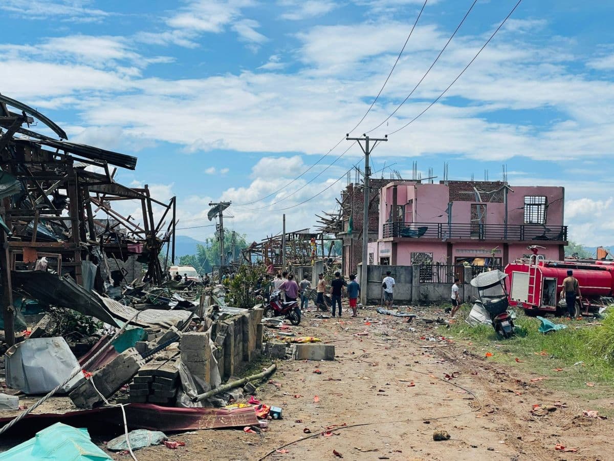 Tragedi di Wilayah Pemberontak Myanmar, Puluhan Orang Tewas Akibat Ledakan Tragedi di Wilayah Pemberontak Myanmar, Puluhan Orang Tewas Akibat Ledakan