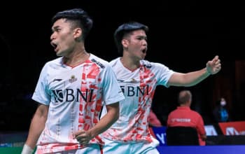 Hasil 16 Besar Indonesia Masters 2023: Singkirkan The Daddies, Leo Rolly/Daniel Marthin Melaju ke Perempatfinal!