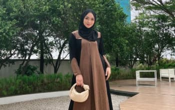 Gaya Hijab Cantik Citra Kirana dengan Busana Terusan, Cocok untuk Menyambut Ramadhan