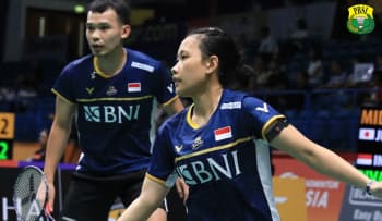 Hasil Badminton Asia Championships 2023: Rinov Rivaldy/Pitha Haningtyas Amankan Tiket ke Perempatfinal