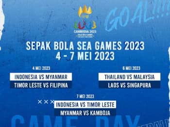 Jadwal Siaran Langsung Sepakbola SEA Games 2023 pada 4-7 Mei 2023, Nonton Langsung di Vision+