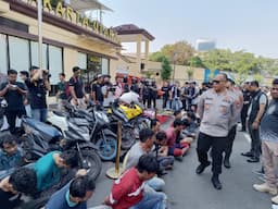 34 Pelaku Kejahatan Ditangkap di Kampung Bahari, 29 di Antaranya Positif Narkoba