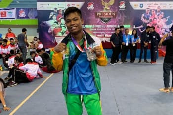Asian Games 2023: Samuel Marbun Sumbang Medali Perak dari Cabor Wushu untuk Indonesia
