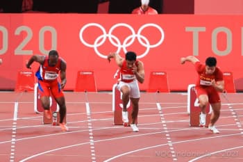 Asian Games 2023: Terpaut 0,05 detik, Lalu Muhammad Zohri Gagal Bawa Pulang Medali di 100 Meter Putra