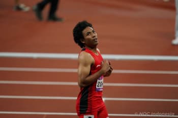 Respons Lalu Muhammad Zohri Setelah Gagal Rebut Medali di Final Lari 100 Meter Asian Games 2023