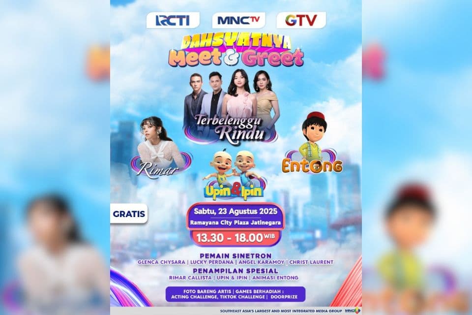 Warga Jatinegara dan Sekitarnya Siap-siap Ketemuan Sama Glenca Chysara hingga Lucky Perdana di Dahsyatnya Meet and Greet Terbelenggu Rindu Warga Jatinegara dan Sekitarnya Siap-siap Ketemuan Sama Glenca Chysara hingga Lucky Perdana di Dahsyatnya Meet and Greet Terbelenggu Rindu