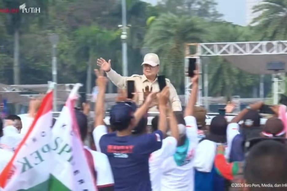 Rayakan May Day di Monas, Presiden Prabowo Sapa Puluhan Ribu Buruh Rayakan May Day di Monas, Presiden Prabowo Sapa Puluhan Ribu Buruh