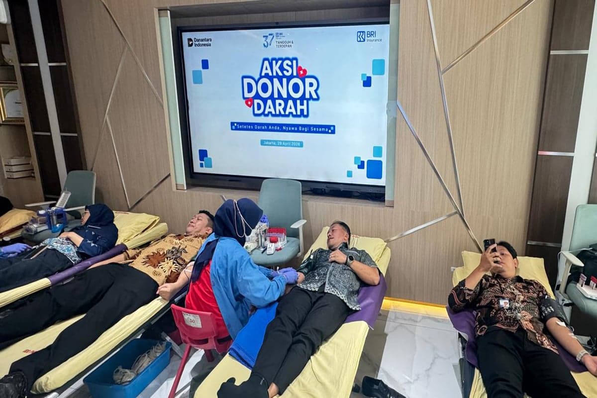 Kolaborasi dengan PMI, BRI Insurance Gelar Donor Darah Massal Kolaborasi dengan PMI, BRI Insurance Gelar Donor Darah Massal