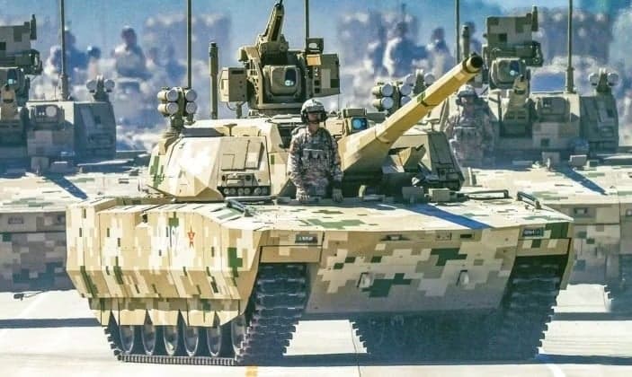Tank-tank Buatan China untuk Pertama Kalinya Mengintegrasikan dengan UAV Tank-tank Buatan China untuk Pertama Kalinya Mengintegrasikan dengan UAV