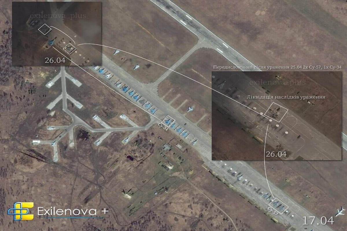 Ukraina Serang Situs Militer Rusia, 4 Pesawat Rusak Termasuk 2 Jet Tempur Siluman Su-57 Ukraina Serang Situs Militer Rusia, 4 Pesawat Rusak Termasuk 2 Jet Tempur Siluman Su-57