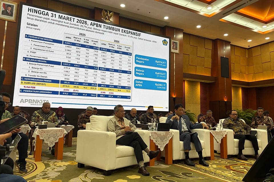 Defisit Rp240,1 Triliun, Purbaya Sebut APBN Tumbuh Ekspansif hingga Maret 2026 Defisit Rp240,1 Triliun, Purbaya Sebut APBN Tumbuh Ekspansif hingga Maret 2026