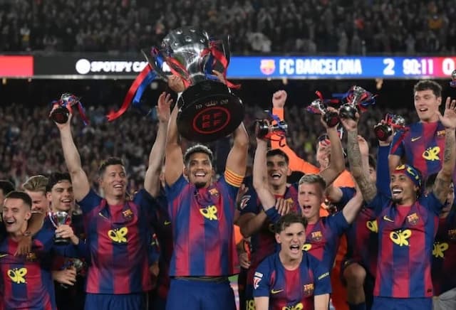 Barcelona Juara La Liga 2025/2026 usai Singkirkan Real Madrid 2-0 Barcelona Juara La Liga 2025/2026 usai Singkirkan Real Madrid 2-0
