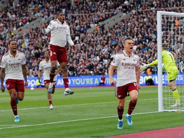 Arsenal Dekati Gelar Liga Inggris usai Hancurkan West Ham United 1-0 Arsenal Dekati Gelar Liga Inggris usai Hancurkan West Ham United 1-0